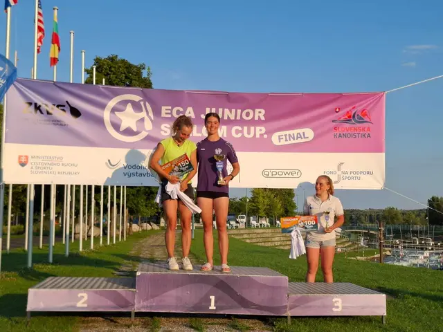 ECA Junior Cup Gesamtsiegerin U 18 K 1 weiblich wurde Helene Schmidt, hier bei der Siegerehrung | Foto: Thomas Schmidt