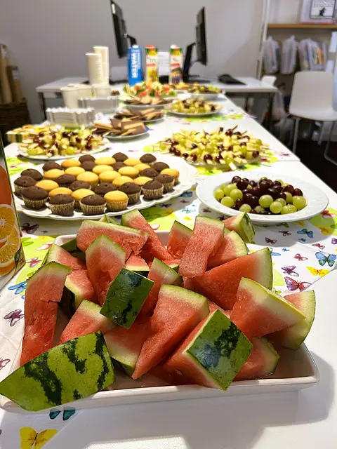 Buffet für die Kinder.
