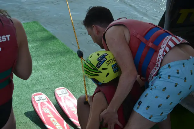 Gerade die jüngeren Teilnehmer benötigen bei den ersten Starts noch etwas Hilfe.