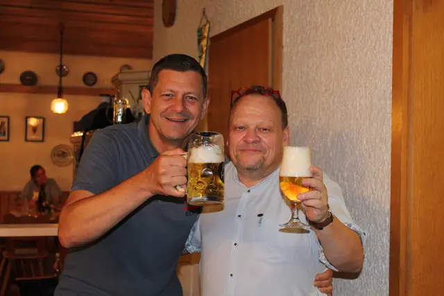 Freuten sich dennoch über ein gelungenes Sommerfest (v.l. die Vorstände Michael Kreutmayr und Nico Bartelt)