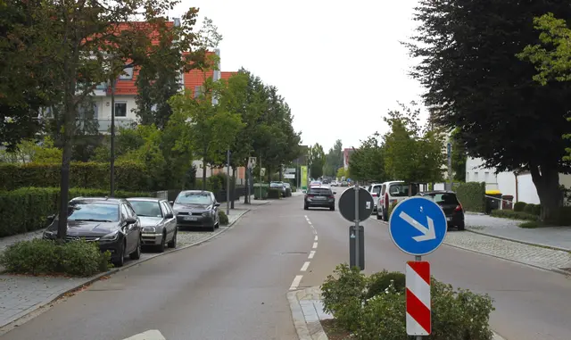 Die Römerstraße, einst die meistbefahrenste Straße in Meitingen | Foto: Peter Heider