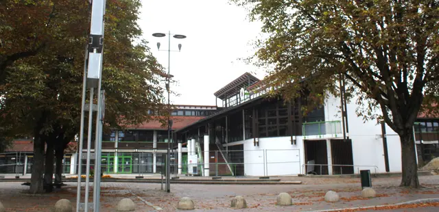 Das Rathaus an der Schlossstraße wird derzeit saniert | Foto: Peter Heider