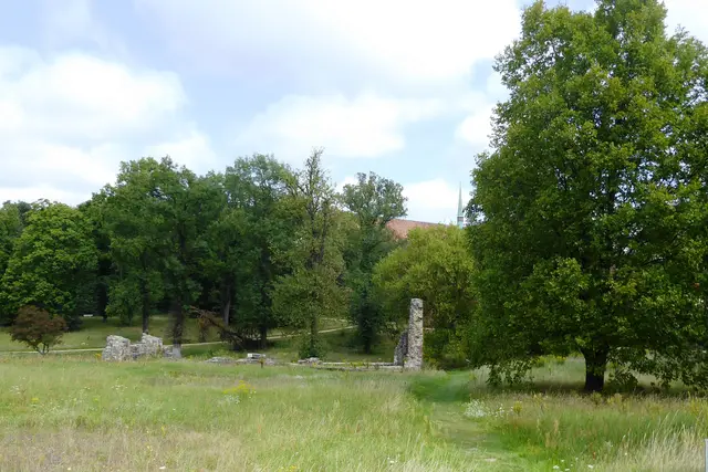 Die Ruinen der Wassermühle des Klosters Chorin.
