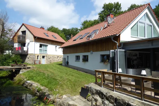 Ragöser Mühle 28a und b, Sandkrug, 16230 Chorin, mit drei Ferienwohnungen für 2-4 Personen.