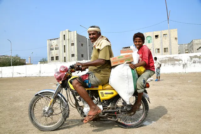 Jemen, Lebensmittelverteilung  | Foto: LandsAid e.V. 