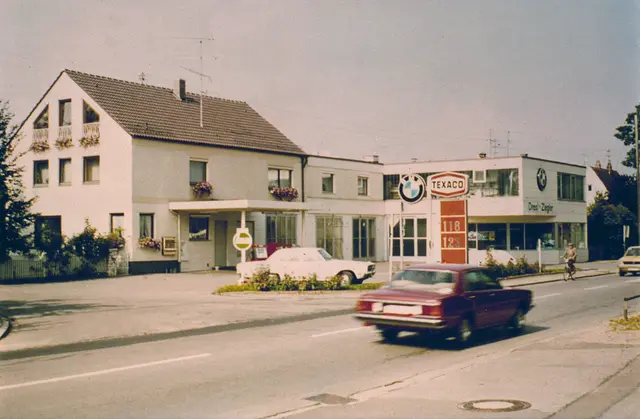 1970 Fertigstellung des Anbau, Werkstatt und Annahmebüro | Foto: Drexl + Ziegler