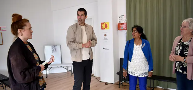 Der 1. Stadtrat informierte sich über die Arbeit des Vereins Schmitt e.V.