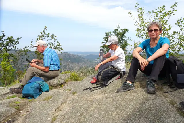 Pause auf der Kästeklippe