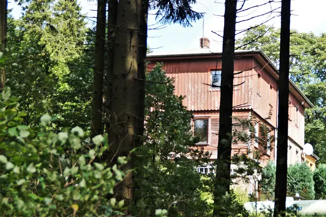 Waldgaststätte Kästehaus im August 2019 kurz vor dem Abris 