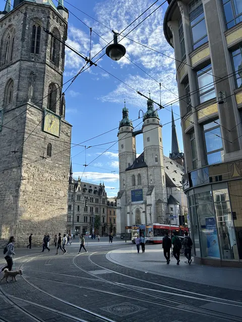Blick auf die Marktkirche "Unser Lieben Frauen"