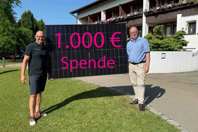 Die Firma DachEnergie hat 1.000 € für das Kolping Bildungszentrum in Indien gespendet. Vielen Dank!