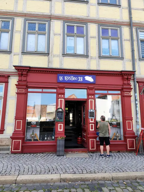 Das war ein cooles Bistro - leider keine Zeit.