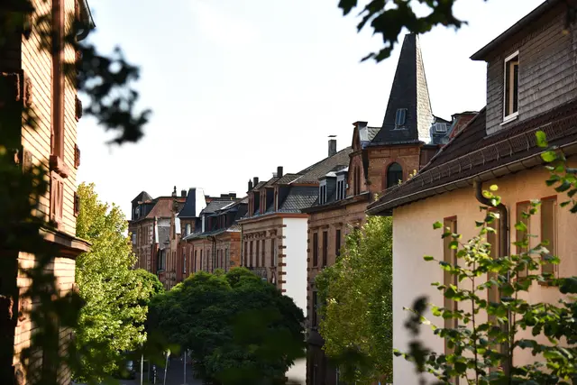 Blick auf die Haspelstraße.
