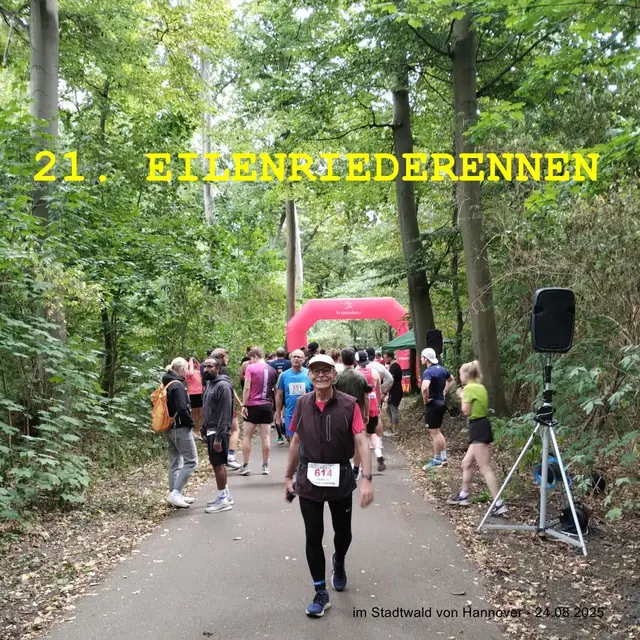 Aufmacherfoto: 21. Eilenriederennen im Stadtwald von Hannover.
