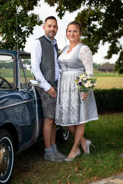 Das Brautpaar: Stefanie und Axel Rauh | Foto: Andreas Resch / Insta: foto_optix