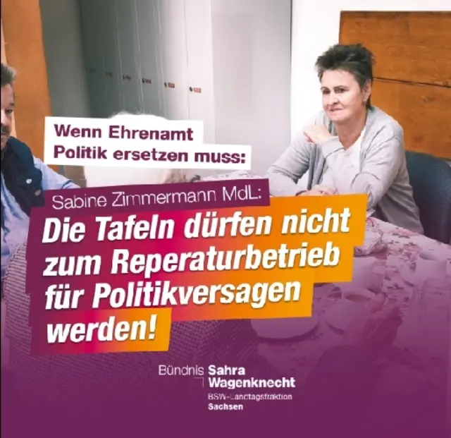 Veröffentlichung des BSW Sachsen bei Facebook | Foto: Screenshot