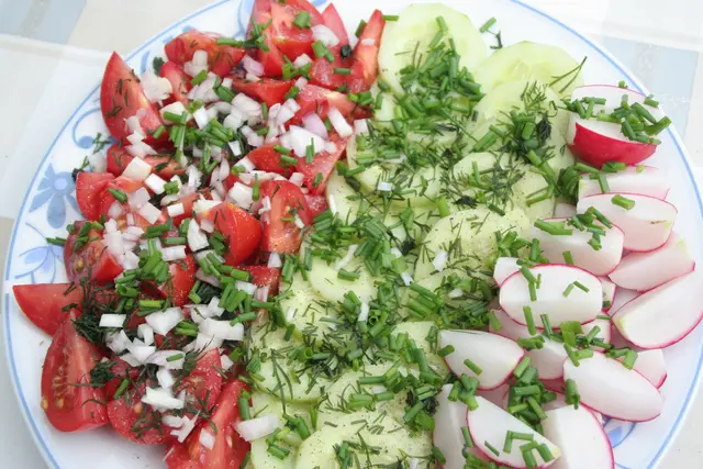 buntes Dreierlei, Salatteller