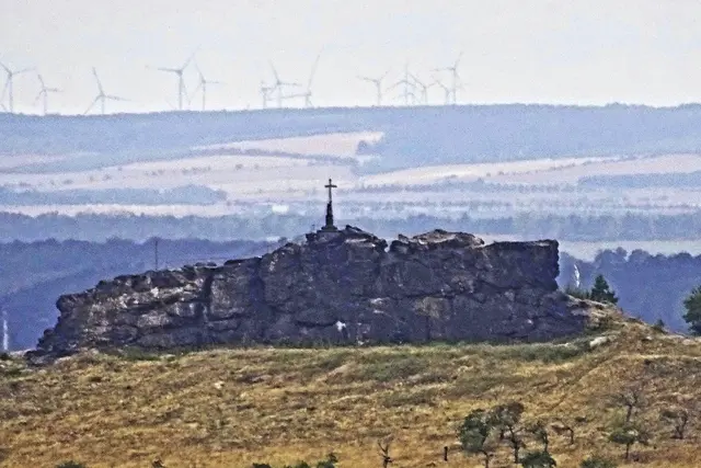 der Große Gegenstein vom Bismarckturm aufgenommen