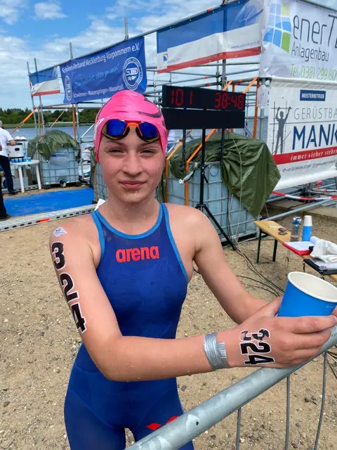 Melissa in Rostock nach 2,5km