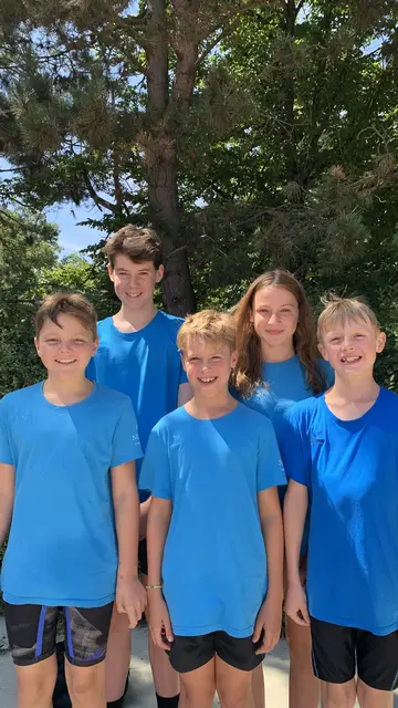 Artur, Jacob, Fabian, Melissa und Luca bei den Bayerischen Jahrgangsmeisterschaften in Regensburg