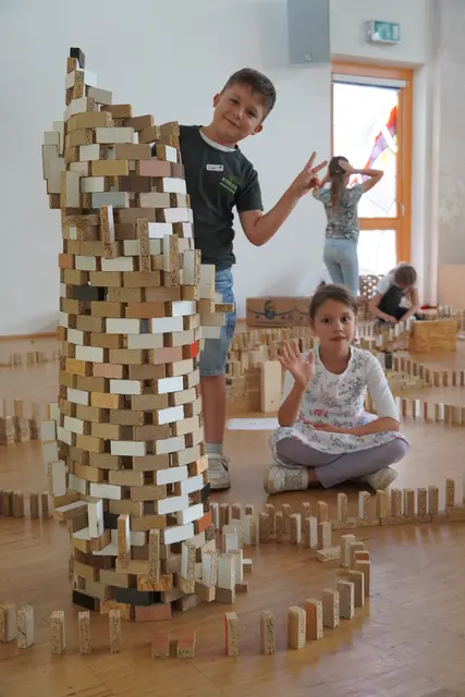 Stolz und etwas ermüdet, Lian und Katharina | Foto: Sabina Thomas