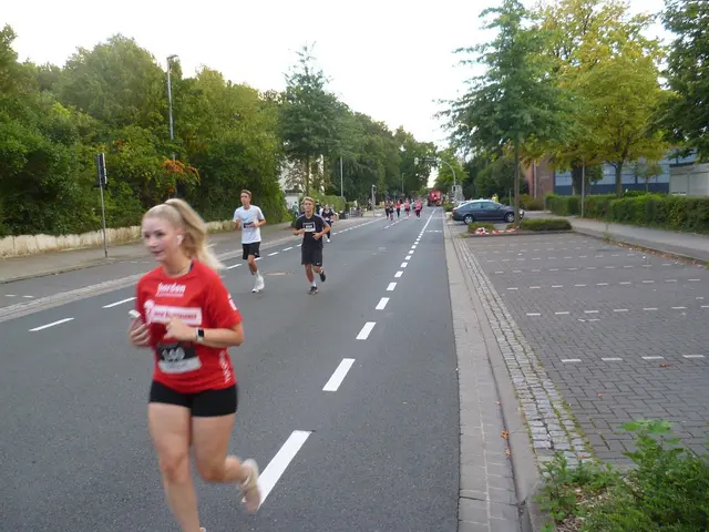 10-km-Strecke.
