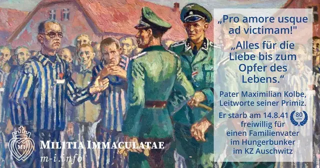 Hl. Pater Maximilian Kolbe OFM  | Foto: © Bild: www.pinterest.com CC 