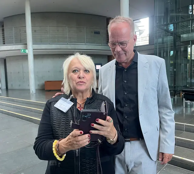 Ein Selfie mit dem Bundestagsabgeordnten