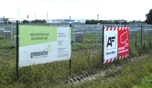 Zwischen den beiden Meitinger Ortsteilen Herbertshofen und Erlingen entsteht derzeit der Solarpark Breitle/Herdmähder. | Foto: Peter Heider