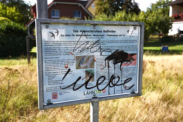 Warum muss man Schilder beschmieren?