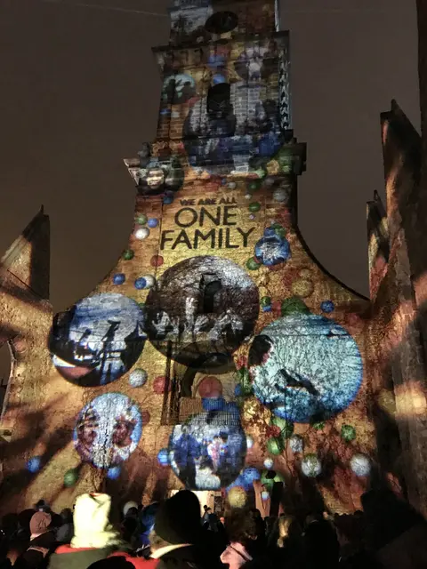  Aegidienkirche bei Nacht.