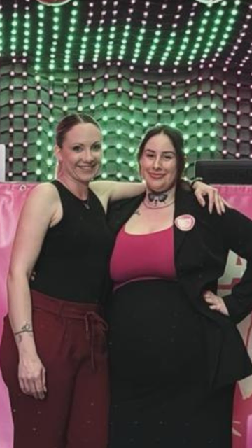 Marina Steimer mit Sara Khedir | Foto: Marina Steimer