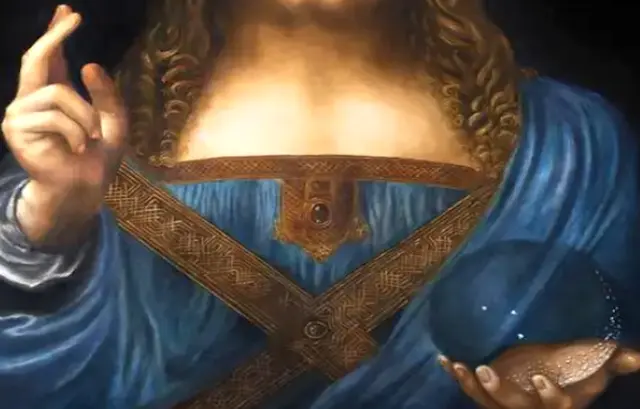 Iris - 1 Punkt - Leonardo da Vinci / salvador mundi