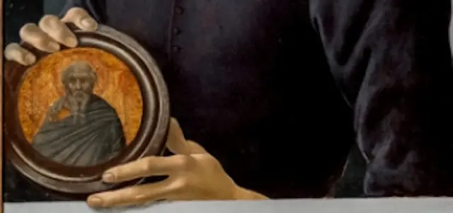 Nicole - 1 Punkt - Junger Mann mit Medaillon/ Sandro Botticelli