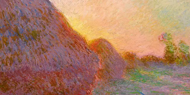 Iris - 1 Punkt - Claude Monet: Bild „Meules, derniers rayons de soleil“