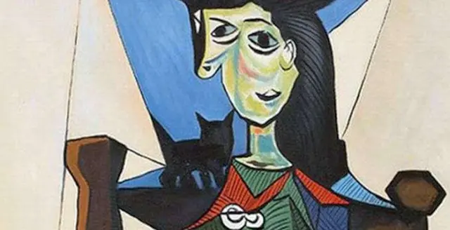 Gudrun - 1 Punkt -  Picasso    Dora Maar mit Katze