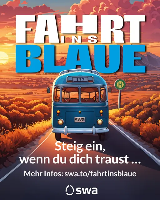 Bei der „Fahrt ins Blaue“ dürfen alle Interessierten einsteigen, die sich trauen, bei der Überraschungsfahrt dabei zu sein. | Foto: swa