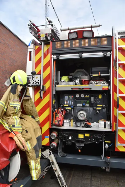 Die Feuerwehr war auch mit dabei