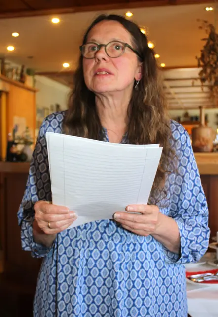 Annemarie Probst wurde ohne Gegenstimme wieder für die nächsten vier Jahre zur 1. Vorsitzenden des Meitinger Ortsverbandes gewählt. | Foto: Peter Heider