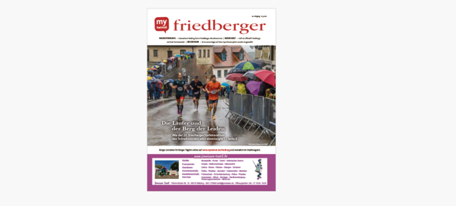 Den „friedberger“ 10/2025 hier als E-Paper lesen
