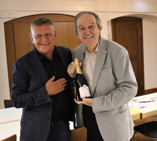 links Reiner LinkDFG Präsident - rechts Klaus Hopp | Foto: Marianne Stenglein