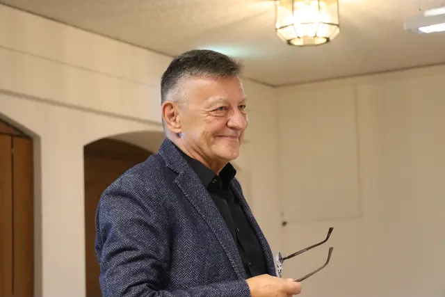 DFG Präsident Reiner Link bei der Begrüßung der Mitglieder | Foto: Marianne Stenglein