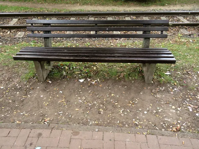 Abfall rund um eine mittelhessische Volksbank