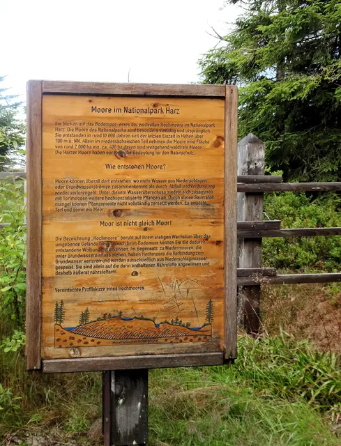 Informationstafel am Bodebruch