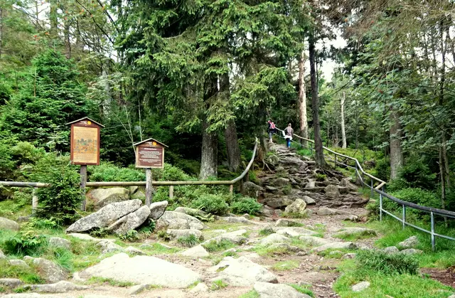 Aufgang zur Achtermannshöhe