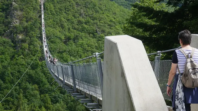 Hängebrücke im Westerwald