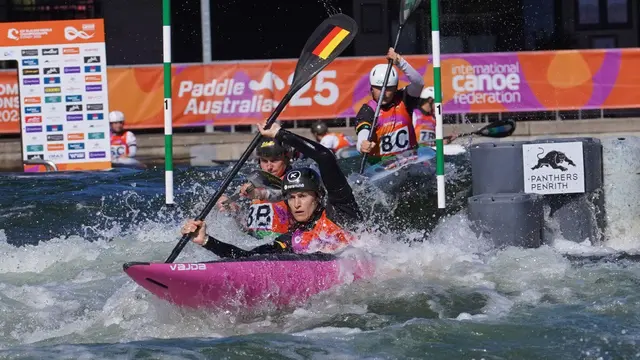 WM-Silber für Kajak-Damen-Team - herzlichen Glückwunsch aus Augsburg für die drei Kanu Schwaben Mitglieder! | Foto: DKV Uta Büttner