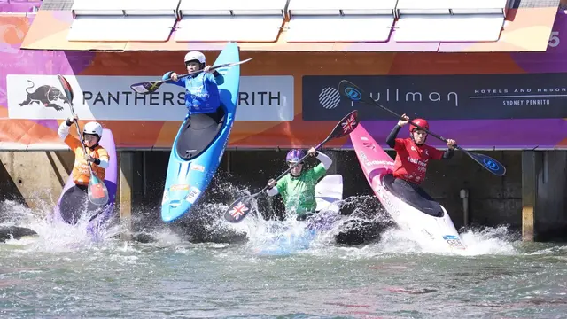 Kayak Cross Wettbewerb bei der WM in Australien am 4.10.2025 | Foto: DKV Uta Büttner