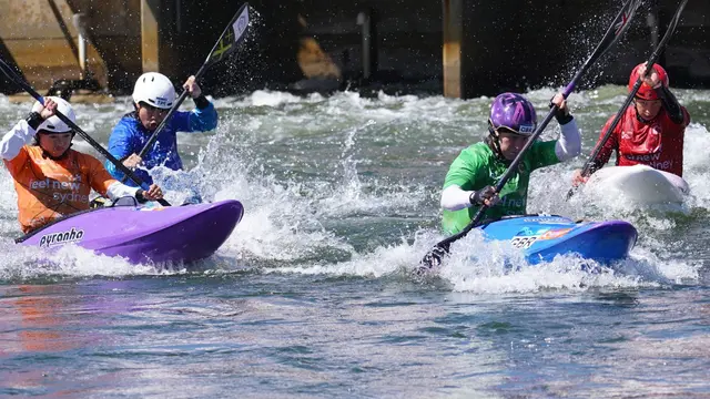 Kayak Cross Wettbewerb bei der WM in Australien am 4.10.2025 | Foto: DKV Uta Büttner
