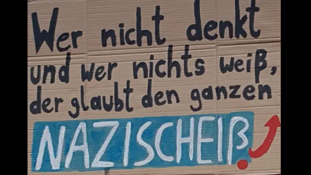 gesehen auf einer Demo